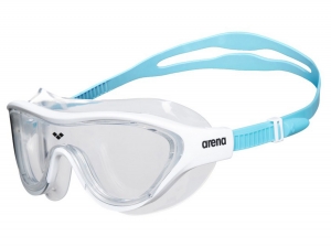 Маска Arena The One Mask, clear/white/lightblue