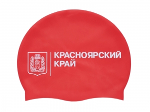 Шапочка с официальной символикой Красноярского края, red
