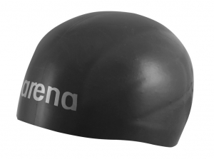 Шапочка Arena 3D Ultra, black/silver