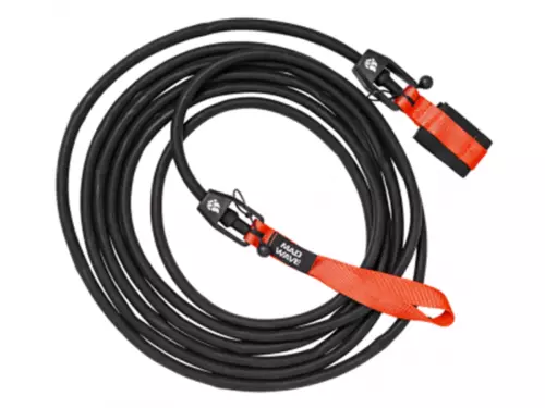 Трос латексный MadWave Long Safety cord, 5.4-14.1 kg, red