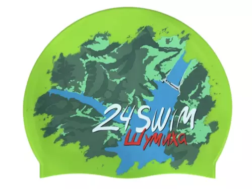 Шапочка 24swim Шумиха зелёная