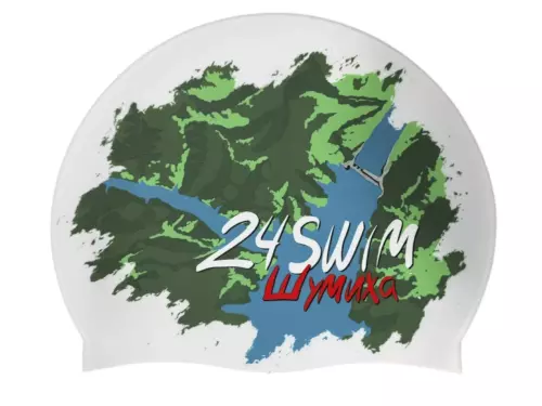 Шапочка 24swim Шумиха белая