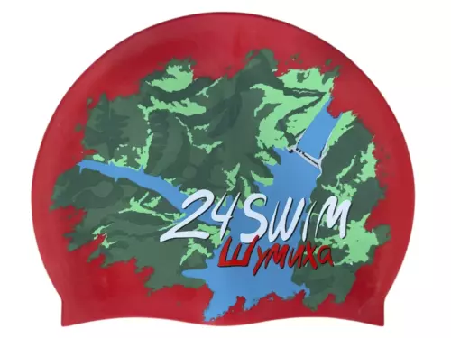 Шапочка 24swim Шумиха красная